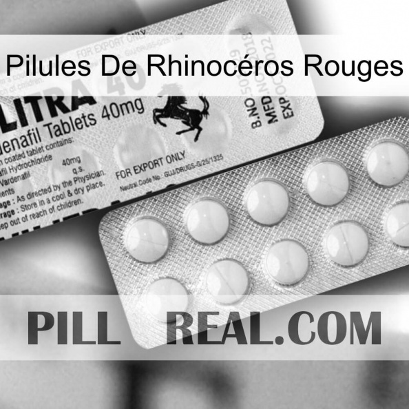 Pilules De Rhinocéros Rouges 41